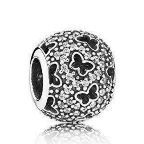 Pandora Jewelry - Pandora fluttering butterflies clear charm.